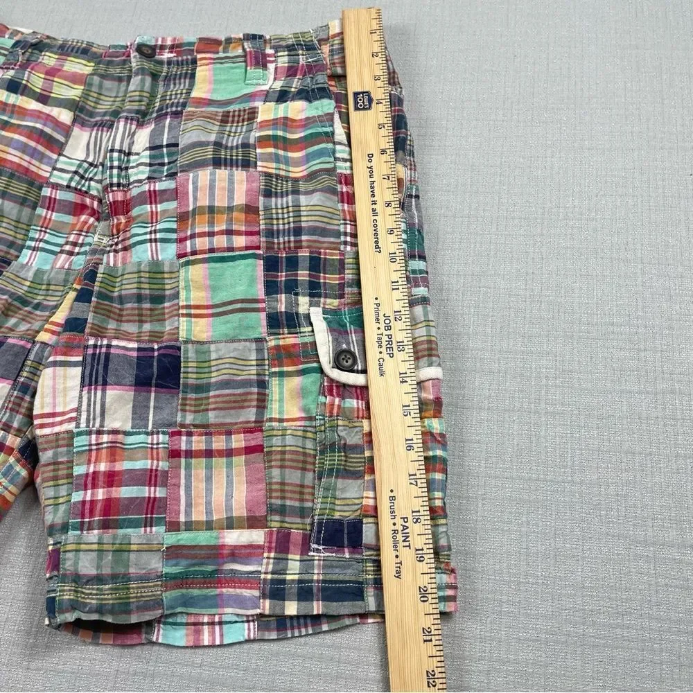 Men's Trevero Distressed Patchwork 100% Cotton‎ Shorts Size 34